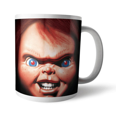 Warner Brothers Official Chucky Friends Till The End Mug 100% CeramicDishwasher Safe from B&Q