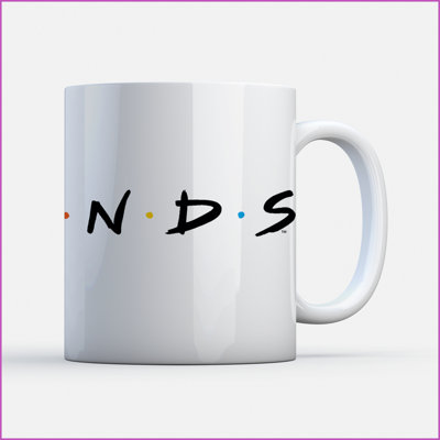 Warner Brothers Official Friends Logo Mug 100% CeramicDishwasher Safe from B&Q