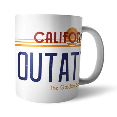 Warner Brothers Official Back To The Future Outatime Mug 100% CeramicDishwasher Safe from B&Q