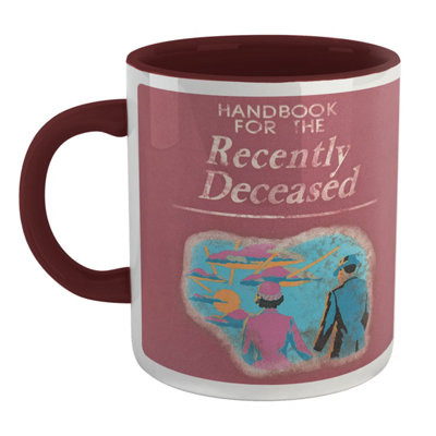 Warner Brothers Official Beetlejuice Handbook For The Recently Deceased MugBurgundy from B&Q