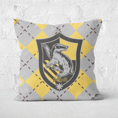 Warner Brothers Harry Potter Hufflepuff Square Cushion