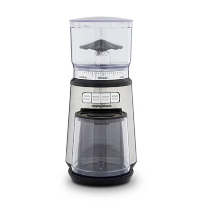 Morphy Richards Brew & Blend Electric Coffee Grinder And Burr, Stainless Steel, 200 G Bean Capacity, 120 W - 210253 - Image 6