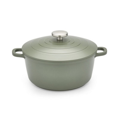 Morphy Richards Green Casserole Cast Aluminium Dish 24Cm