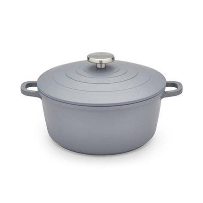 Morphy Richards Grey Casserole Cast Aluminium Dish 24Cm