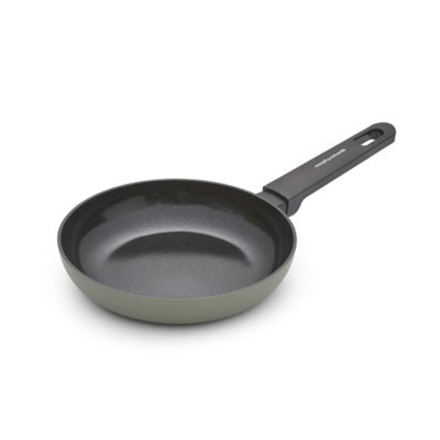 B&Q -  20Cm Recycled Aluminium Frying Pan Green