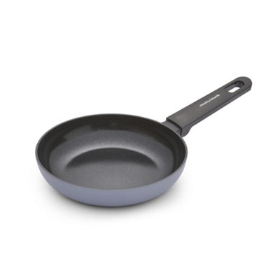 B&Q -  20Cm Recycled Aluminium Frying Pan Grey