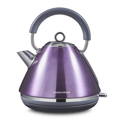 Morphy Richards Accents Pyramid Kettle Metallic Purple