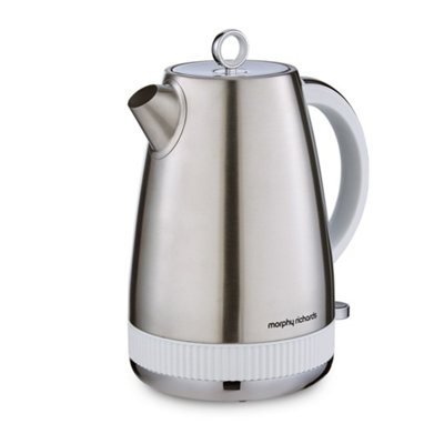 Morphy Richards White Mexborough Jug Kettle, 1.7L, & Stainless Steel - 102903 - Image 13