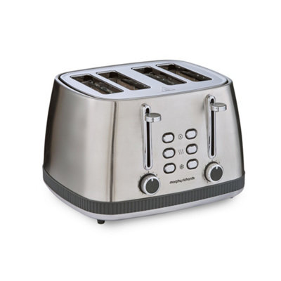 Morphy Richards Unisex Grey Mexborough 4 Slice Toaster Black In - Image 10