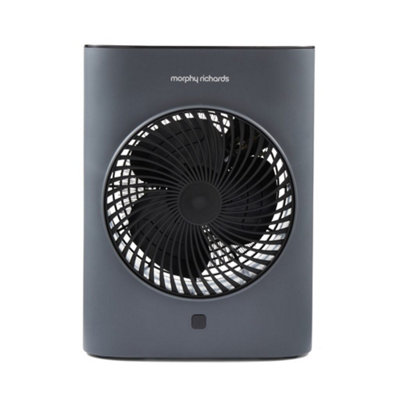Morphy Richards Grey Heatflux 2Kw Upright Fan Heater With Remote Control Small