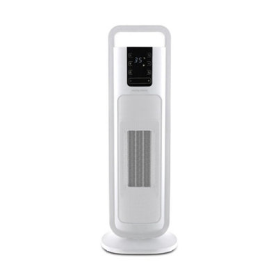 Morphy Richards 2kw Ceramic Tower Fan Heater Ultra Thin with Remote HeatFlux Ultra Thin in White - Image 10