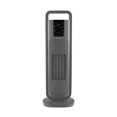 Morphy Richards Grey Heatflux Ultra Thin 2Kw Ceramic Tower Fan Heater With Remote Size 15