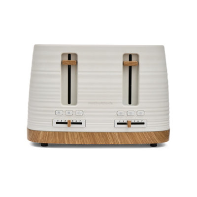 Morphy Richards Unisex White Clay 4 Slice Toaster In Small - Image 13