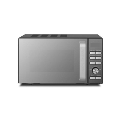 Morphy Richards Silver 20L 800W Digital Microwave With Mirror Door - Matt Black & | : Medium - Image 9