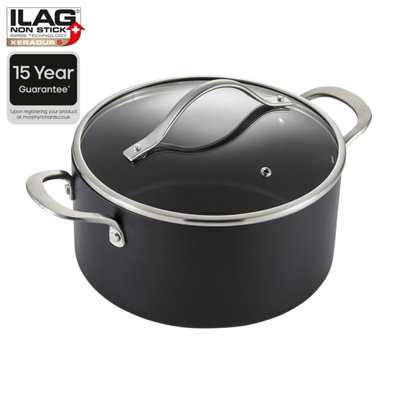 Morphy Richards Unisex Black Mastery 24Cm Aluminium Pfas Free Non-Stick Casserole Dish In - Image 8
