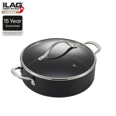 Morphy Richards Unisex Black Mastery Aluminium Pfas Free Non-Stick Shallow Casserole Dish In 28Cm - Image 8