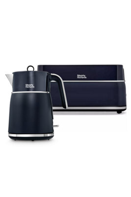 Morphy Richards Signature Kettle & Toaster Midnight Set Blue