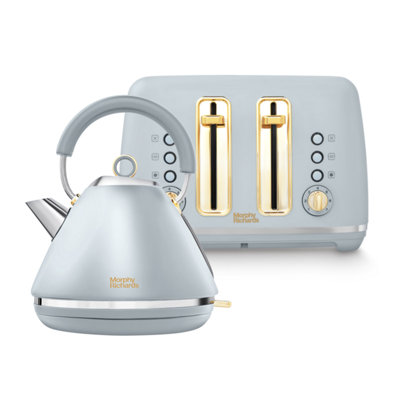 Morphy Richards Accents Kettle And Toaster Set Grey