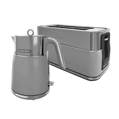 Morphy Richards Unisex Grey Signature 1.5L Kettle & 4 Slice Toaster Set - Image 9