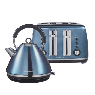 Morphy Richards Accents Blue Kettle & Toaster Bundle from B&Q