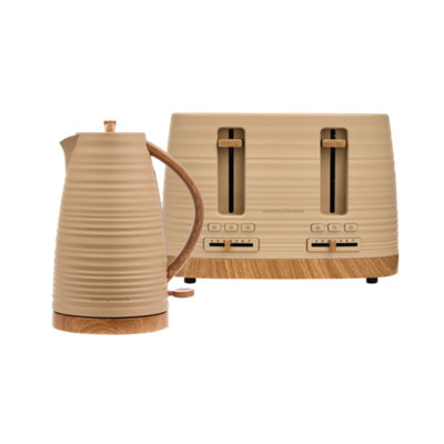 Morphy Richards Clay Kettle And Toaster Set Brown Felspar from B&Q