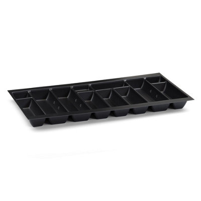 900mm Black Cutlery Tray For Blum Tandembox 422mm Long X 812mm Wide from B&Q