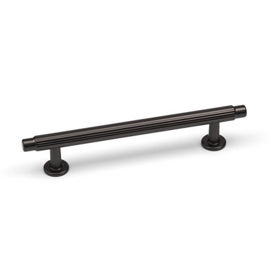 128mm Gunmetal Villa Handle Kitchen Cupboard Door Drawer Handle Knob Wardrobe Furniture Replacement from B&Q