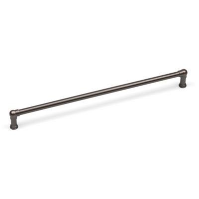  - 320mm Brushed Grey Cabinet Handle Kitchen Drawer Cupboard Industrial Pipe Pull