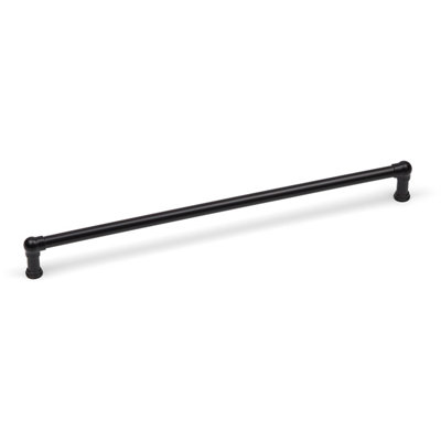  - 320mm Matt Black Cabinet Handle Kitchen Drawer Cupboard Industrial Pipe Pull