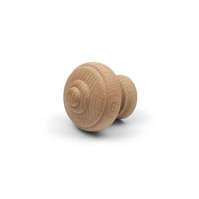  - Beech Wooden Cabinet Knob Pull Kitchen Bedroom Wardrobe Dresser Upcycle Renovate