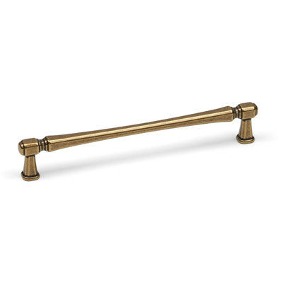 160mm Antique Brass Cabinet Handle T-Bar Slim Broad Square Kitchen Renovate Pull - Image 7