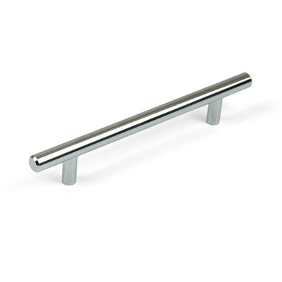 128mm Polished Chrome T-Bar Handle from B&Q