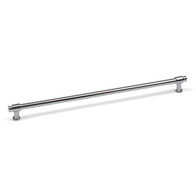 320mm Polished Chrome Cabinet Handle Silver Knob Industrial Pipe Cupboard Door Drawer T-Bar Pull