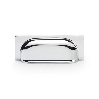 96mm Polished Chrome Cup Handle from B&Q
