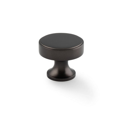 38mm Dark Bronze Cabinet Knob Cupboard Door Drawer Pull from B&Q