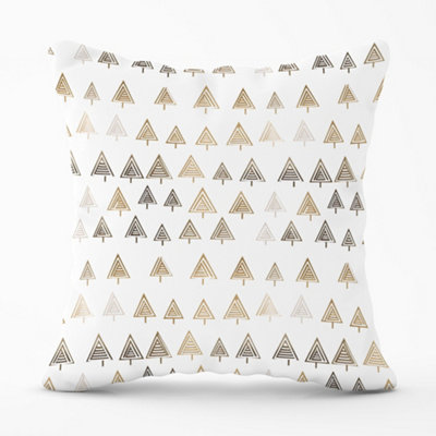Warren Reed Designer Geometric Christmas Tree Pattern Cushions 60Cm X 60Cm from B&Q