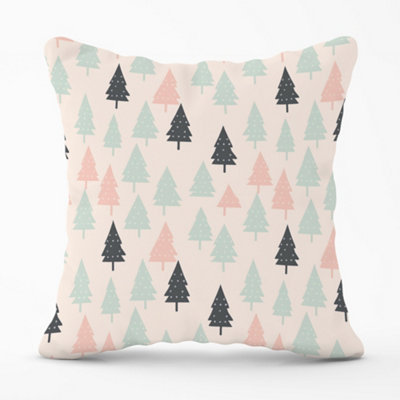 Warren Reed Designer Christmas Tree Silhouette Pattern Cushions 60Cm X 60Cm from B&Q