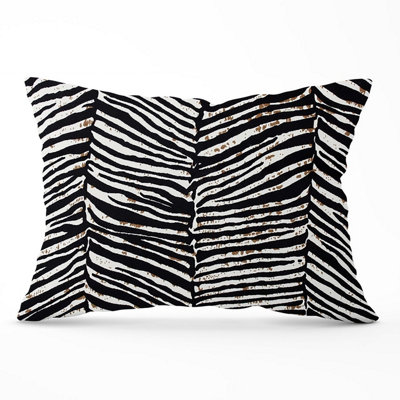 B&Q -  Zebra Pattern Cushions 33Cm X 48Cm
