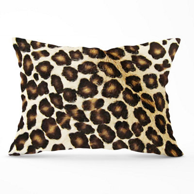 Warren Reed Designer Leopard Hide Print Cushions 33Cm X 48Cm from B&Q