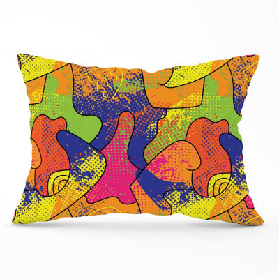 Warren Reed Designer Bright Abstract Pattern Cushions 33Cm X 48Cm from B&Q