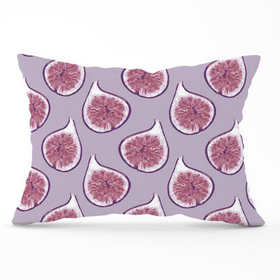 B&Q -  Modern Fig Pattern Cushions 33Cm X 48Cm