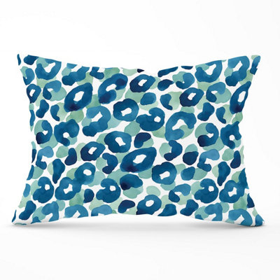 Warren Reed Designer Watercolour Leopard Print Cushions 33Cm X 48Cm from B&Q