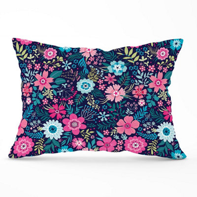 B&Q -  Cute Colourful Flower Pattern Cushions 33Cm X 48Cm