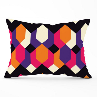 Warren Reed Designer Coloured Abstract Pattern Cushions 33Cm X 48Cm from B&Q