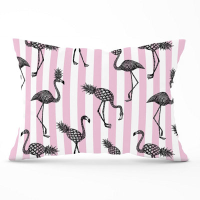 Warren Reed Designer Pineapple Flamingo Cushions 33Cm X 48Cm from B&Q
