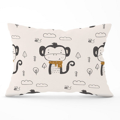 B&Q -  Monkey Forest Cushions 33Cm X 48Cm