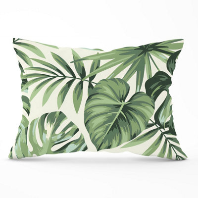 Warren Reed Designer Exotic Palm Leaves Cushions 33Cm X 48Cm from B&Q