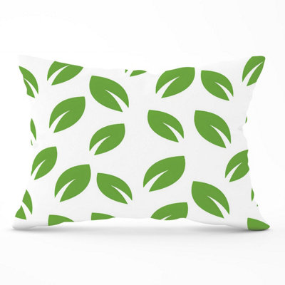 B&Q -  Leaves Pattern Cushions 33Cm X 48Cm