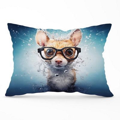 Warren Reed Designer Splashart Doormouse Cushions 33Cm X 48Cm from B&Q