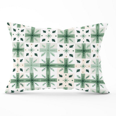 B&Q -  Christmas Quilting Squares Cushions 33Cm X 48Cm